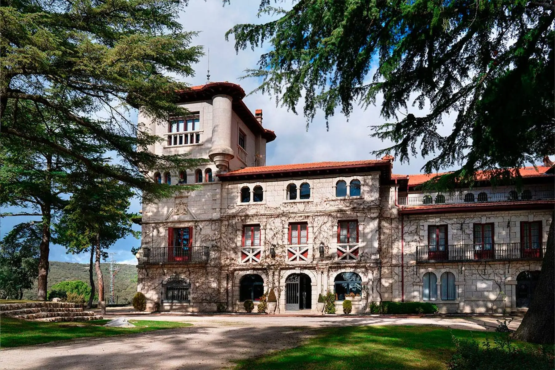 Edificio principal del campus de la Universidad Nebrija, en España
