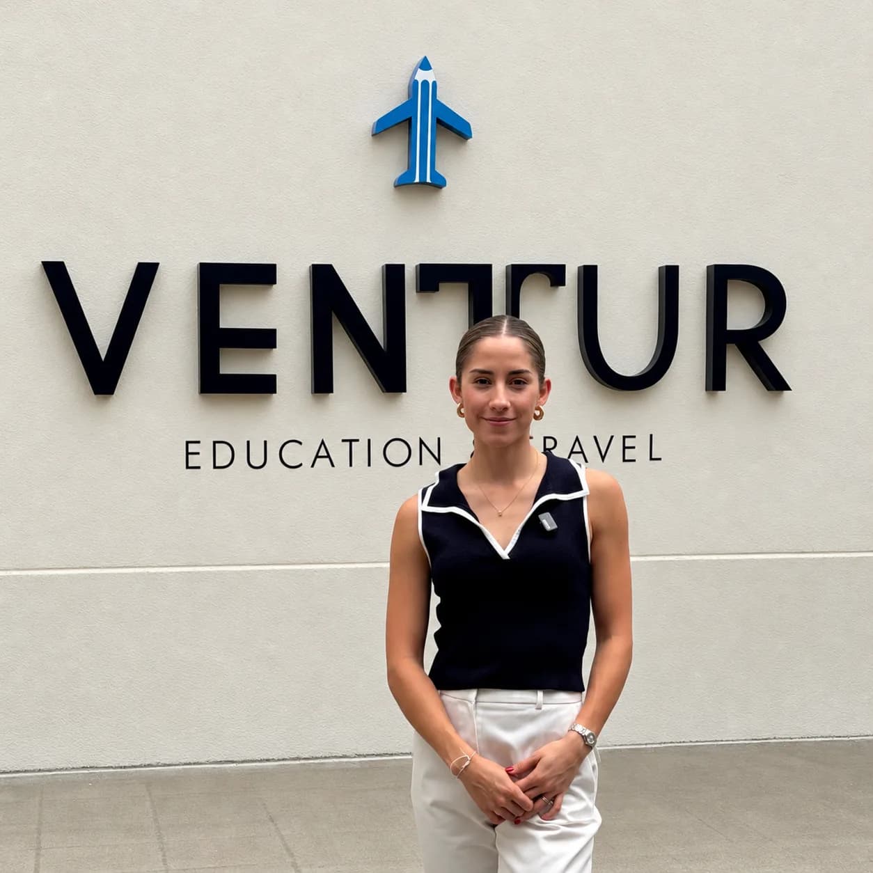 Monserrat Ramírez, psicóloga especialista en adolescentes, en la oficina de Venttur en Guadalajara